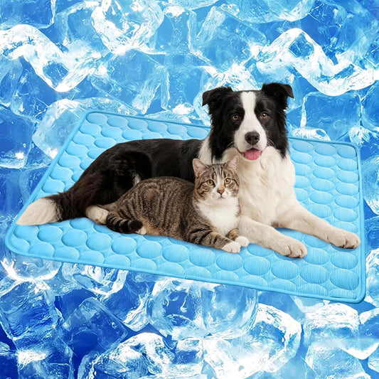 Pet Cooling Mat for Dogs & Cats – Q-Max 0.4 Arc-Chill Pad, Washable, Non-Slip, Multi-Size